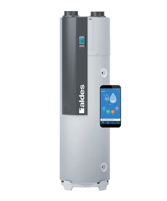 Chauffe-eau thermodynamique connecté - T.Flow Hygro+ ALDES
